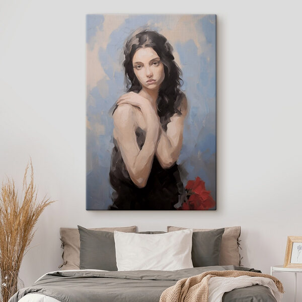 Painting of a woman Painting of a woman