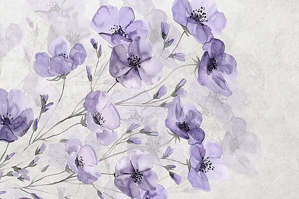 Gruppo di fiori viola Gruppo di fiori viola