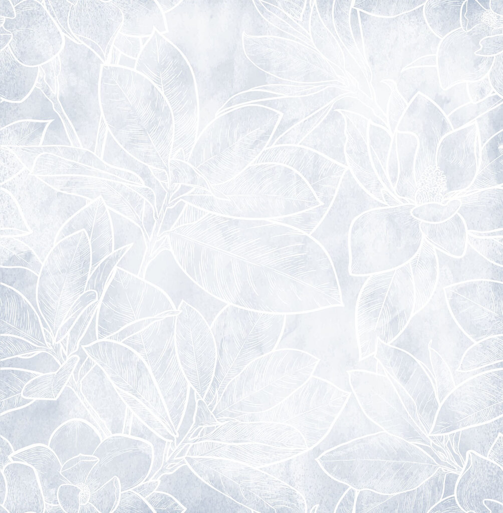 Motivo floreale bianco su sfondo bianco Motivo floreale bianco su sfondo bianco