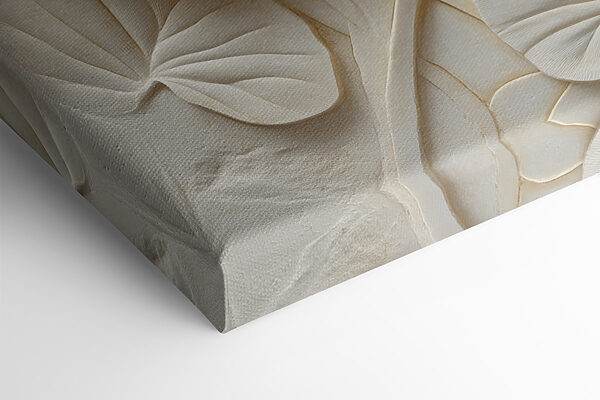 Elegant leaf design in soft hues