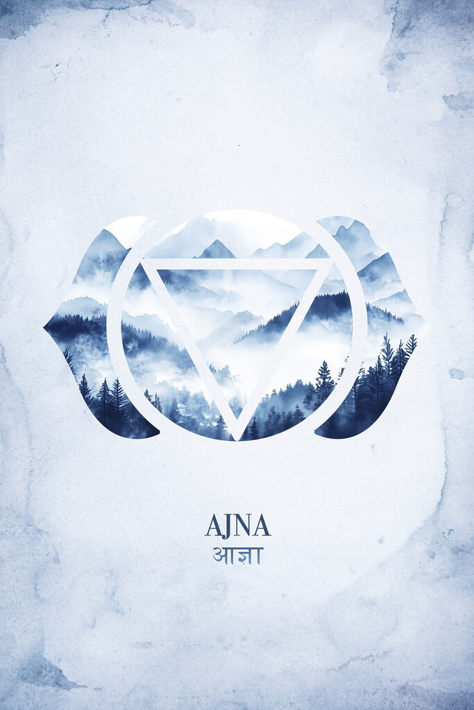 Logo with mountains and trees Logo with mountains and trees