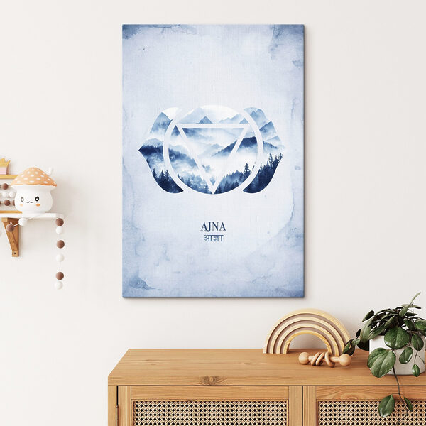 Logo with mountains and trees Logo with mountains and trees