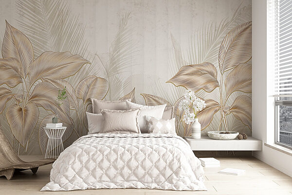 Elegante display di line art botaniche. Elegante display di line art botaniche.