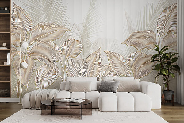 Elegante display di line art botaniche. Elegante display di line art botaniche.