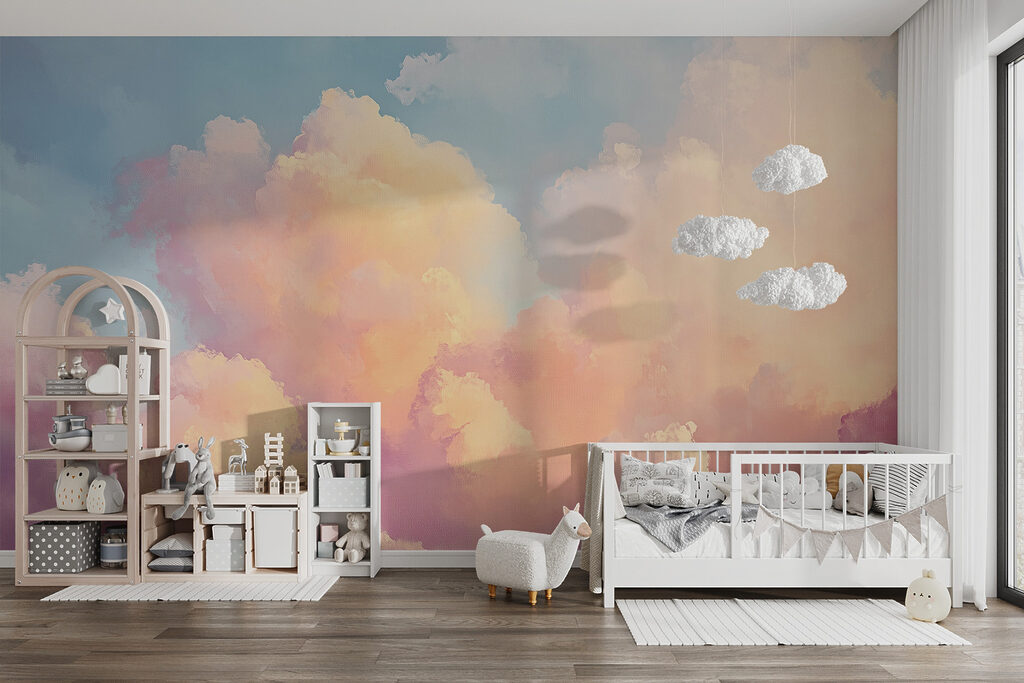 Colorful clouds in the sky Colorful clouds in the sky