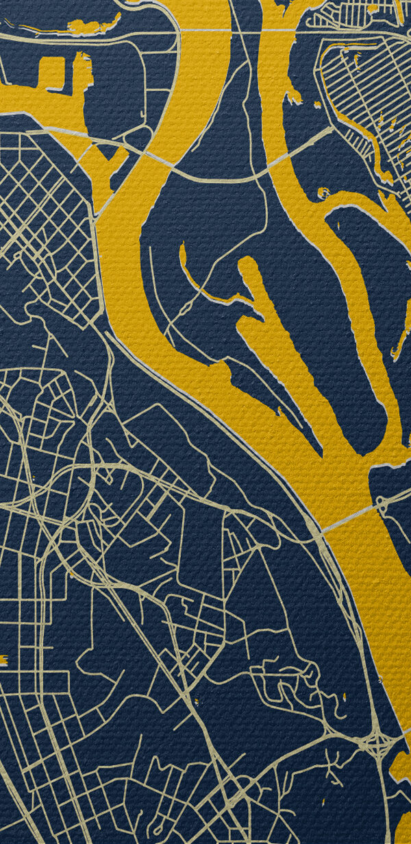 Map of a city