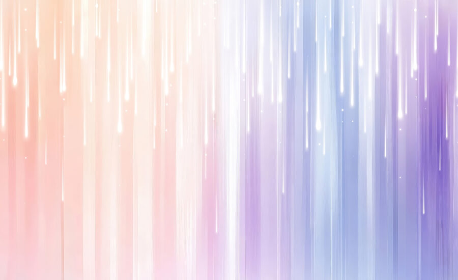 Immagine sfocata di un arcobaleno di luce