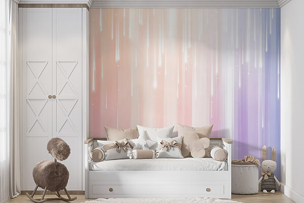 Immagine sfocata di un arcobaleno di luce Immagine sfocata di un arcobaleno di luce