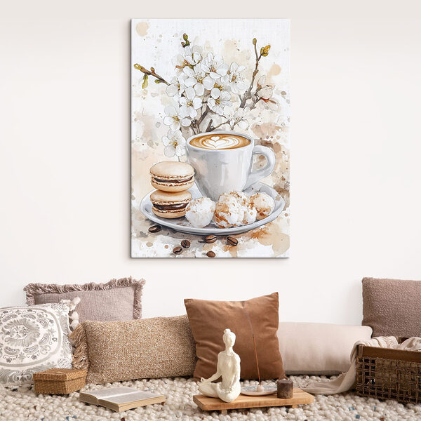 Quadri Quadri Una tazza di caffè e dei biscotti (COD: s41964)