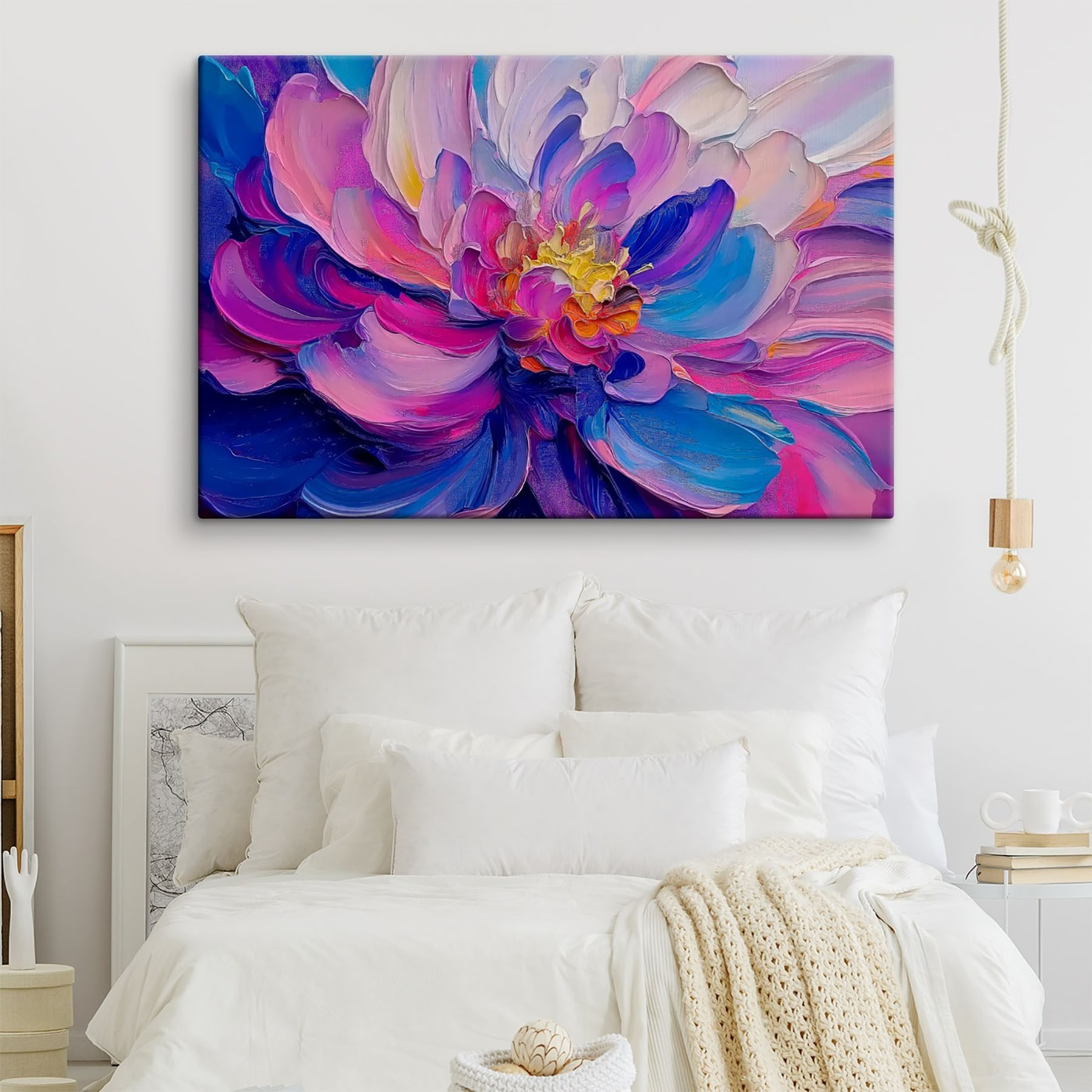 Vibrant colors in floral artistry