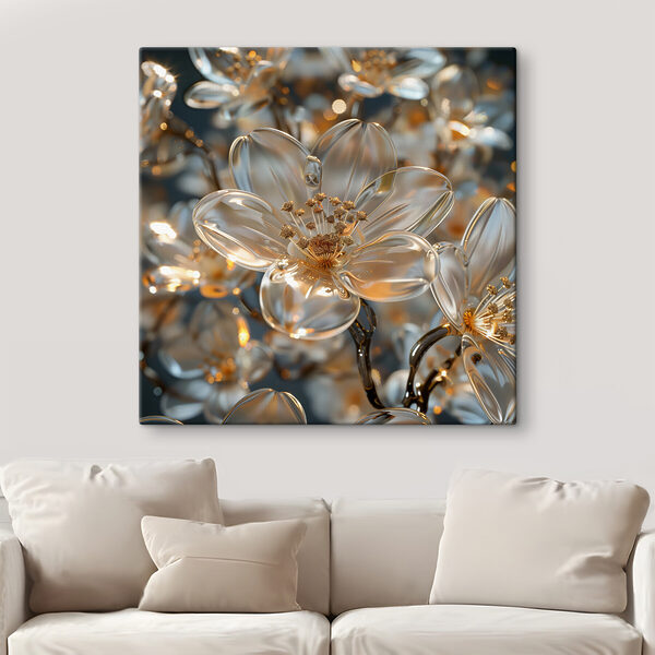 Delicate blossoms in soft hues