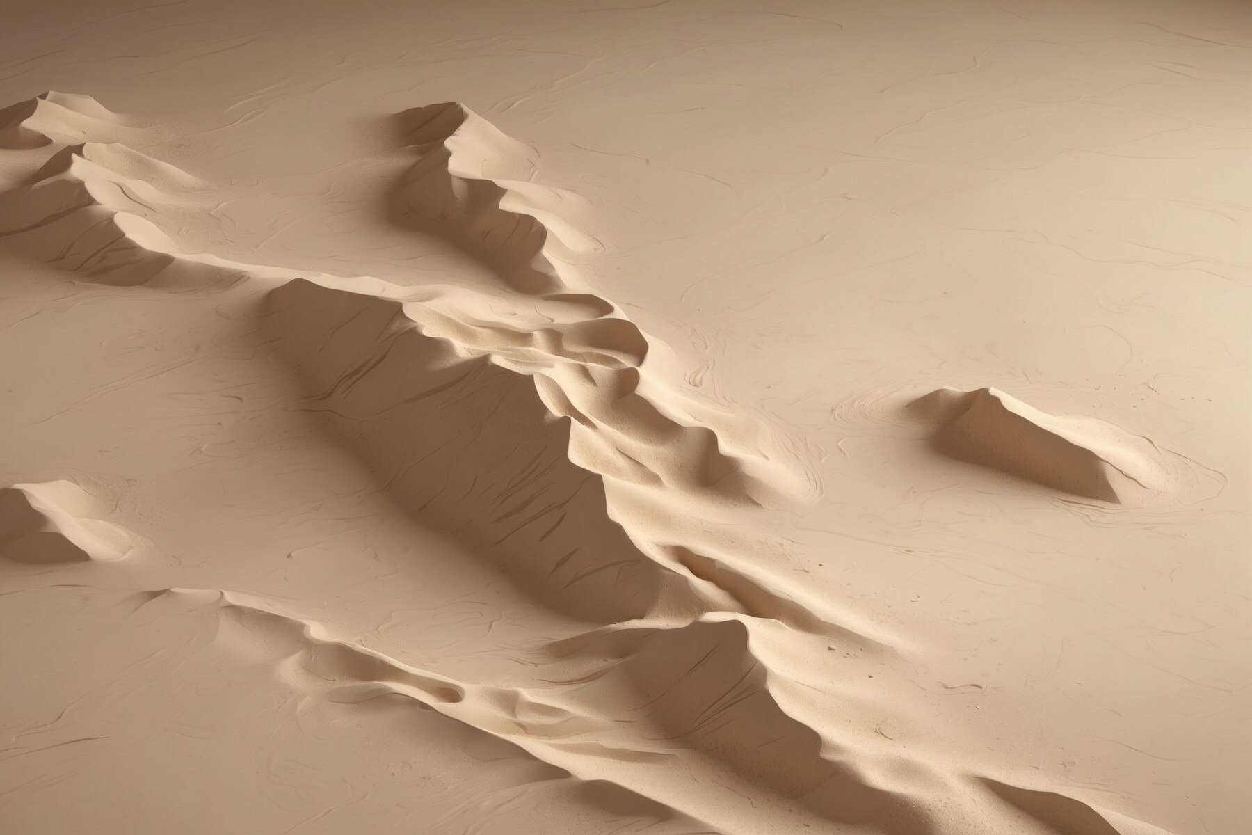 Sand dune with a few hills
