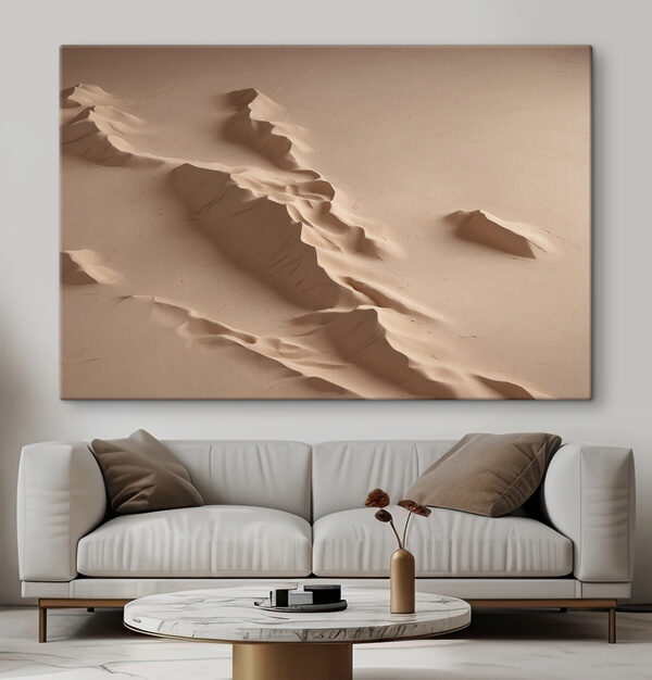 Sand dune with a few hills