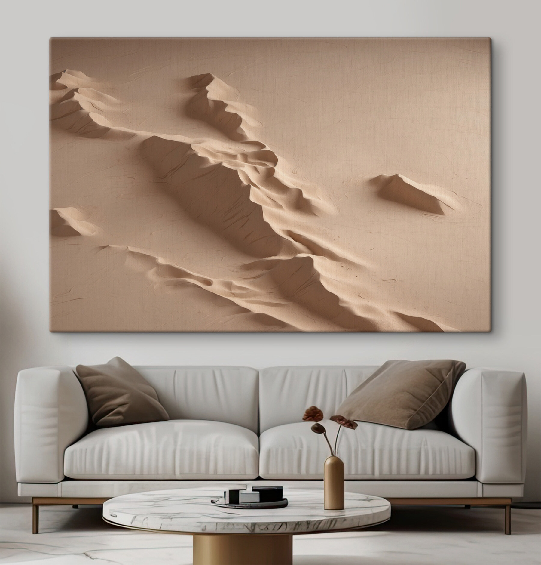 Sand dune with a few hills