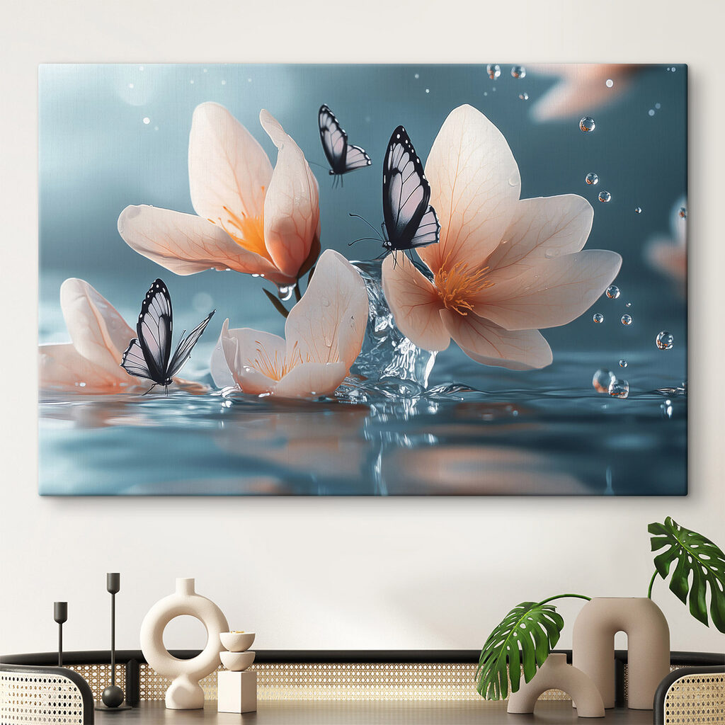 Butterflies on flowers and water Butterflies on flowers and water