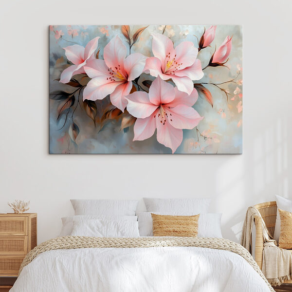 Group of pink flowers