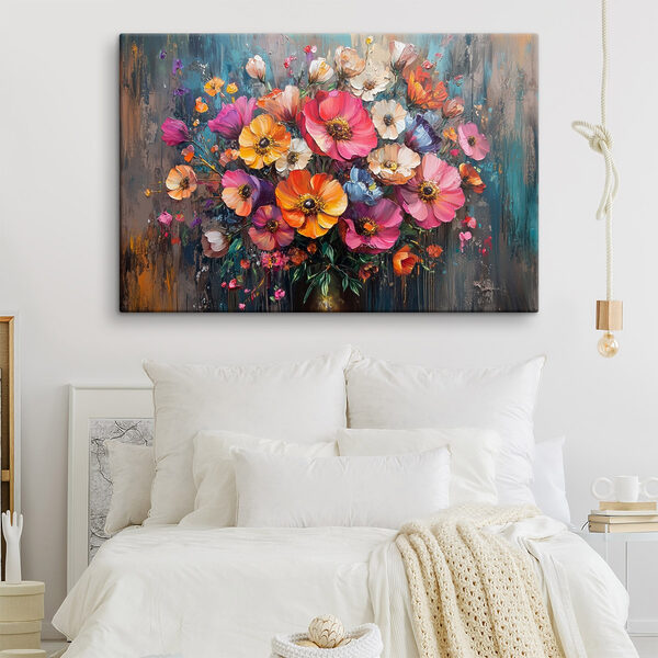 Quadri Dipinto di fiori in un vaso (COD: s42018) Quadri Quadri Dipinto di fiori in un vaso (COD: s42018)