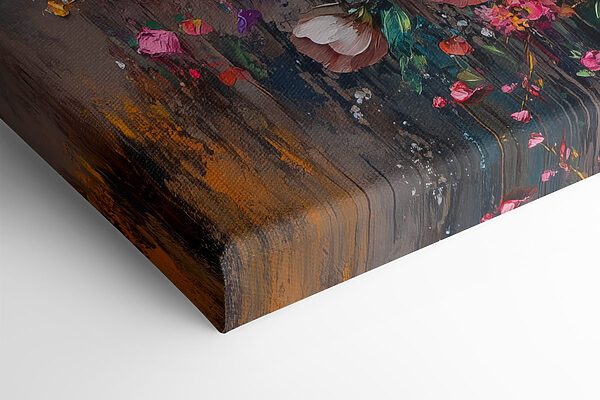 Painting of flowers in a vase