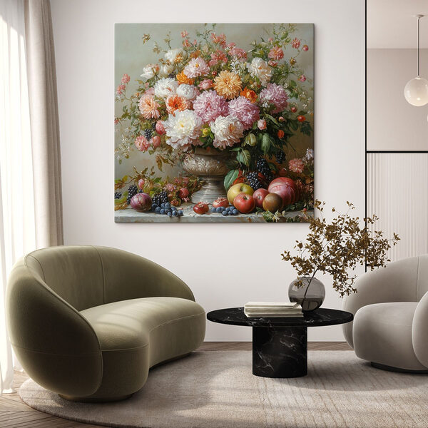 Quadri Dipinto di fiori in un vaso