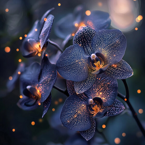 Elegant orchids in soft ambiance Elegant orchids in soft ambiance