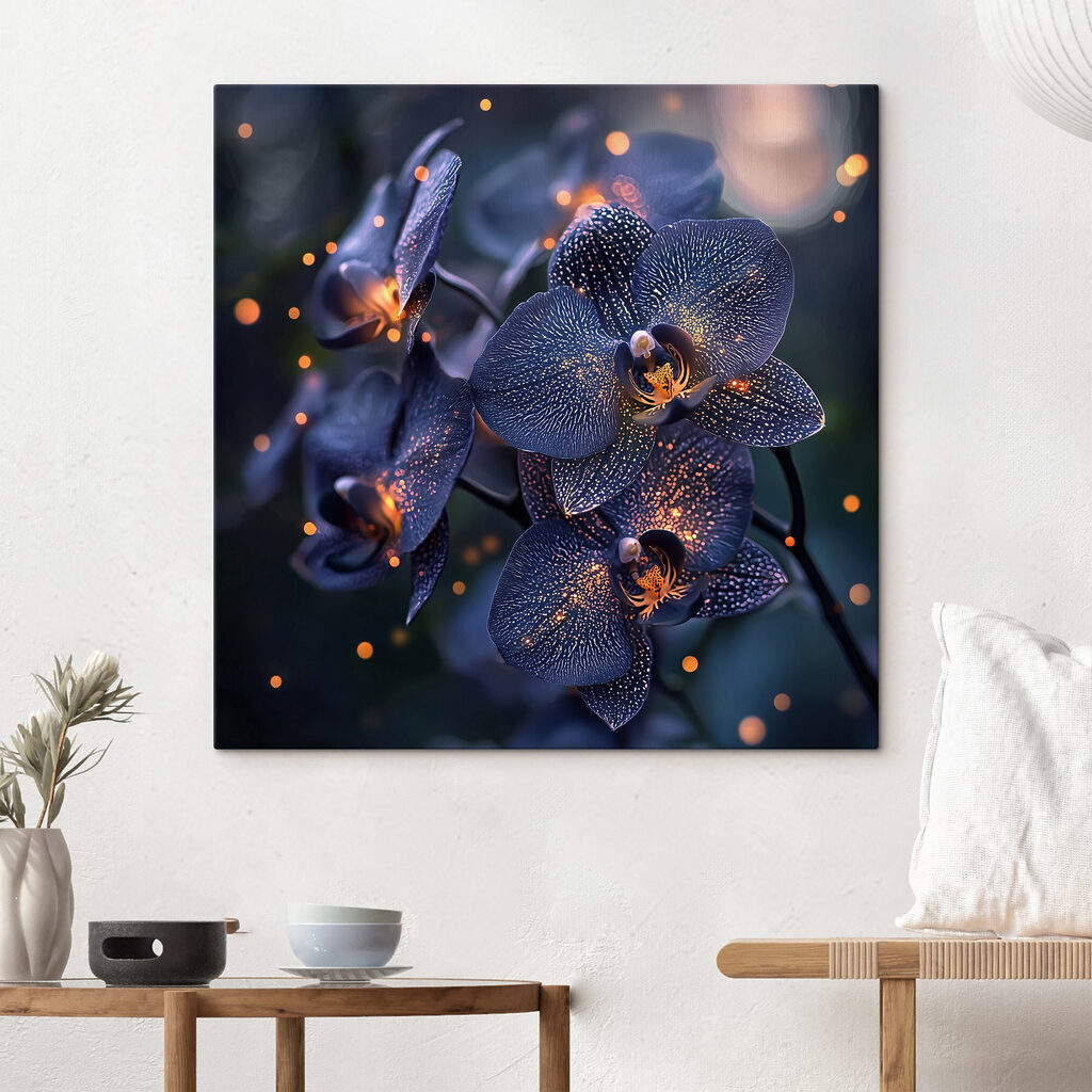 Elegant orchids in soft ambiance Elegant orchids in soft ambiance