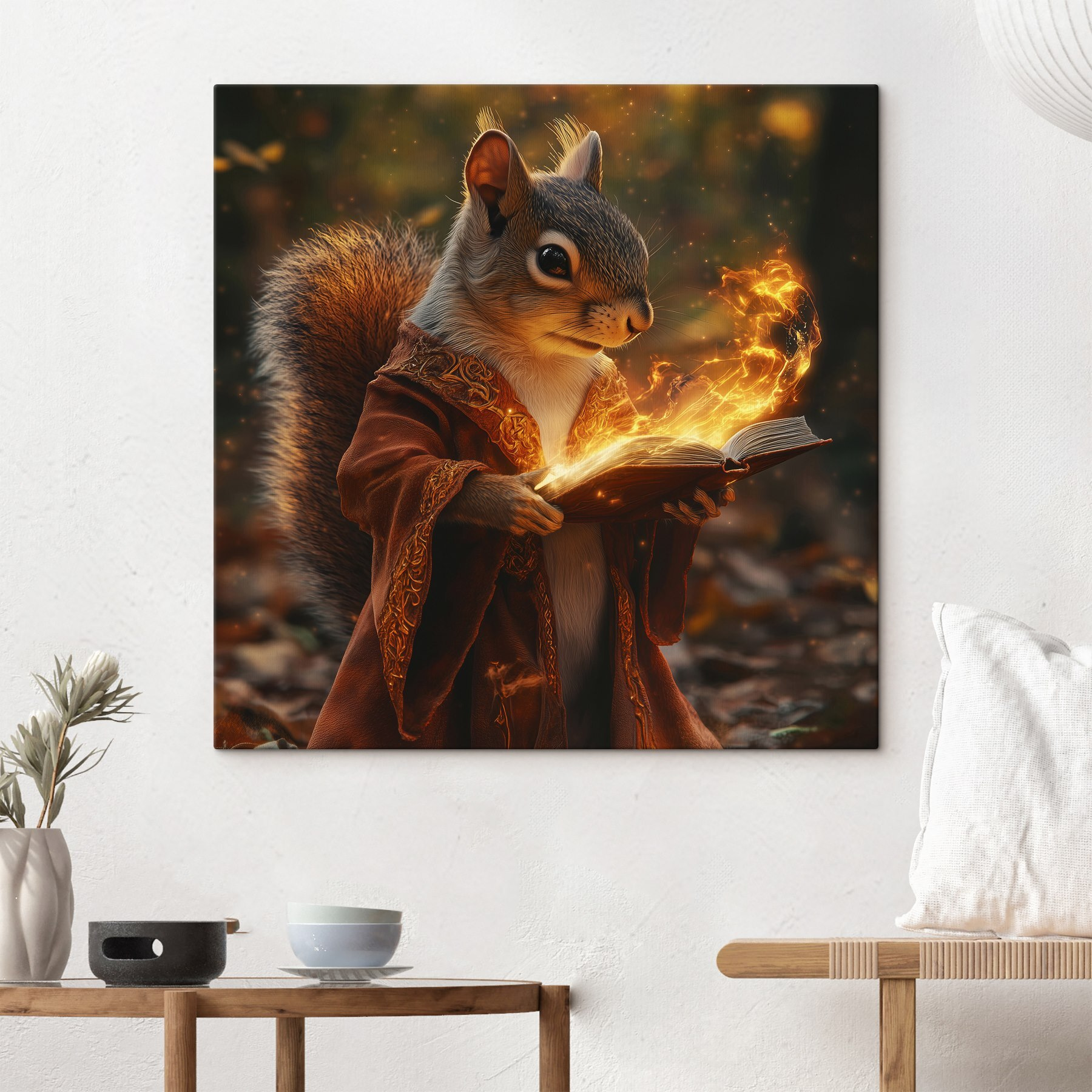 Squirrel holding a book with flames coming out of it Squirrel holding a book with flames coming out of it