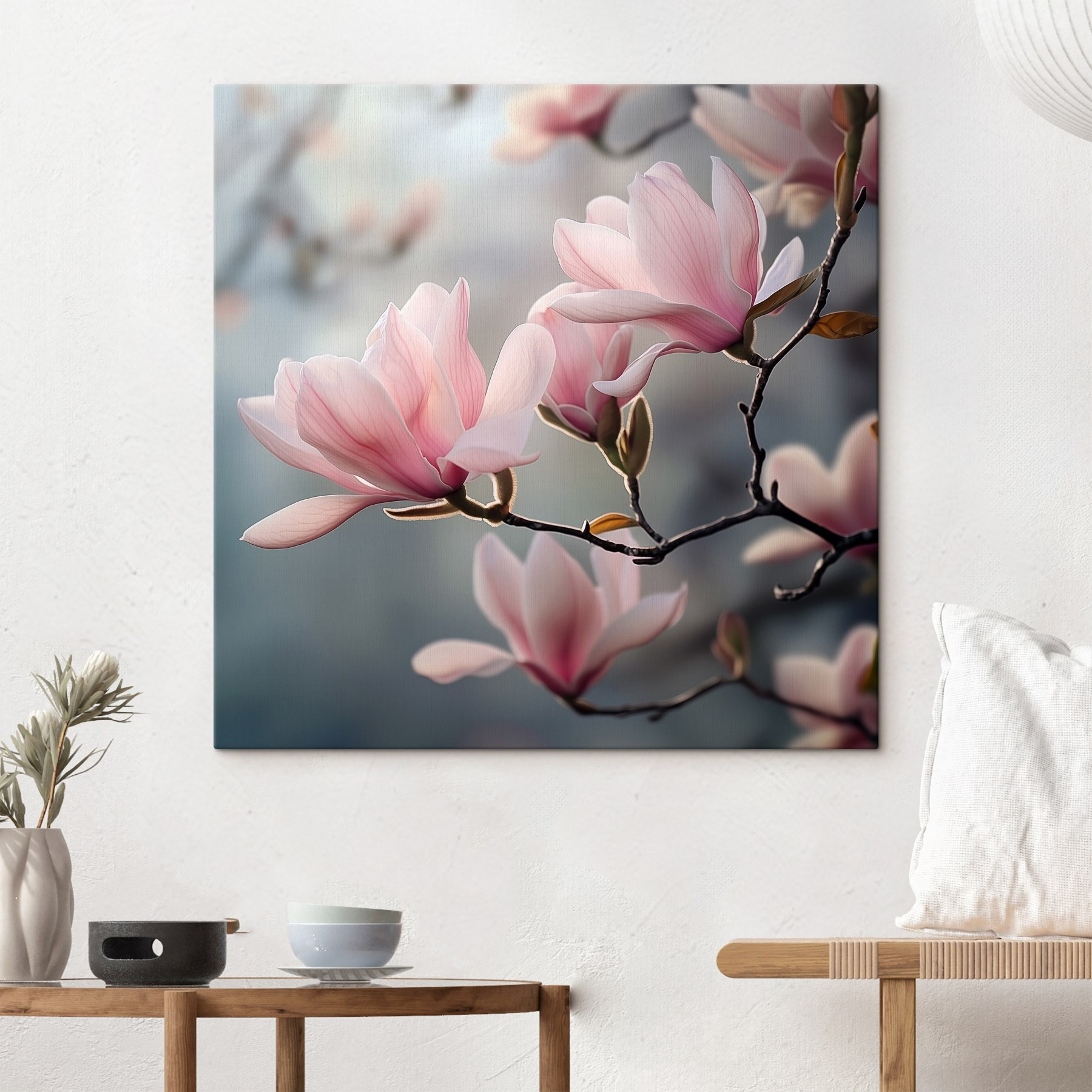 Delicate petals in soft hues