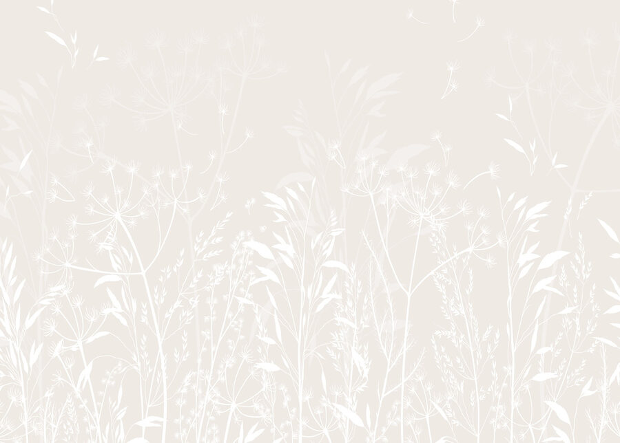 Motivo floreale bianco su sfondo bianco Motivo floreale bianco su sfondo bianco