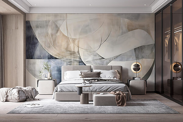 Pittura di un'arte bianca e grigia Pittura di un'arte bianca e grigia