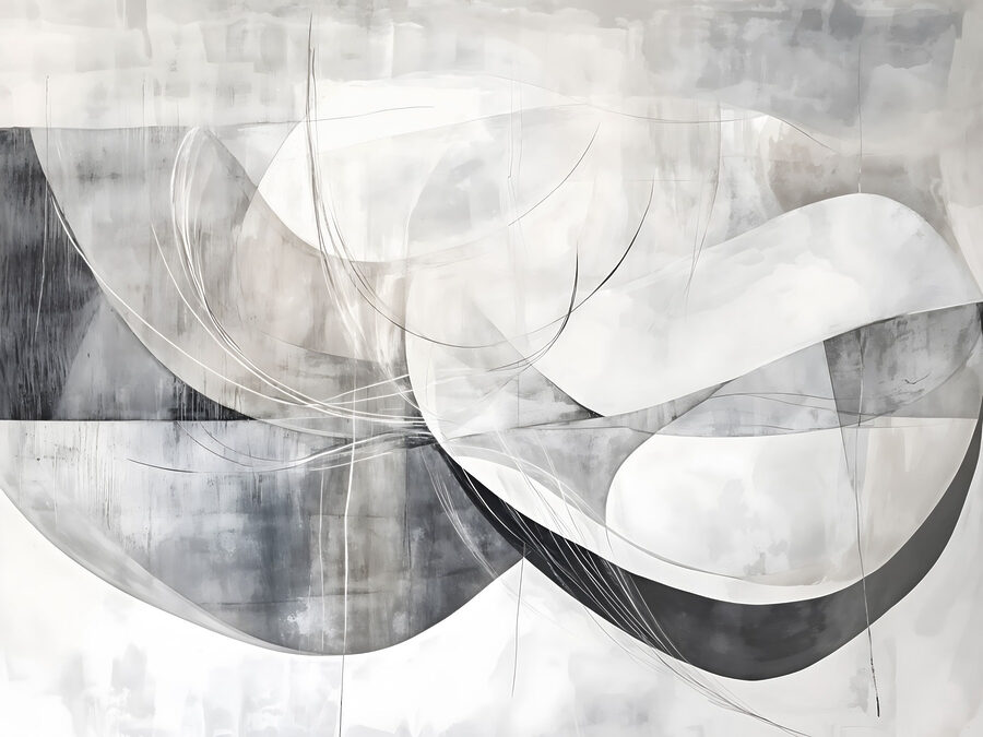 Arte in bianco e grigio