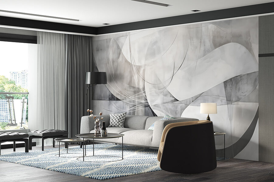 Arte in bianco e grigio