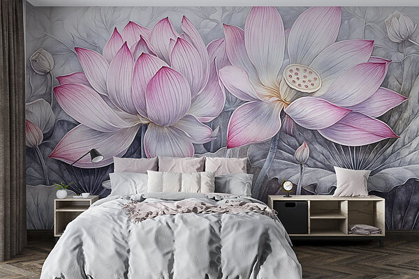 Pittura di fiori rosa Pittura di fiori rosa
