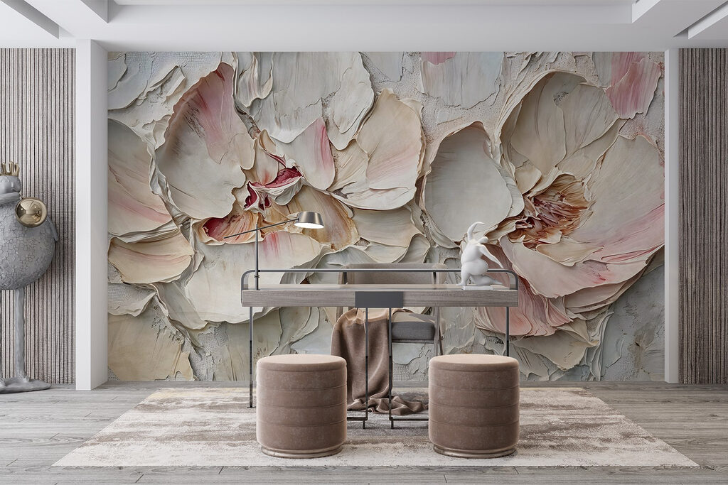 Delicate petals in soft hues