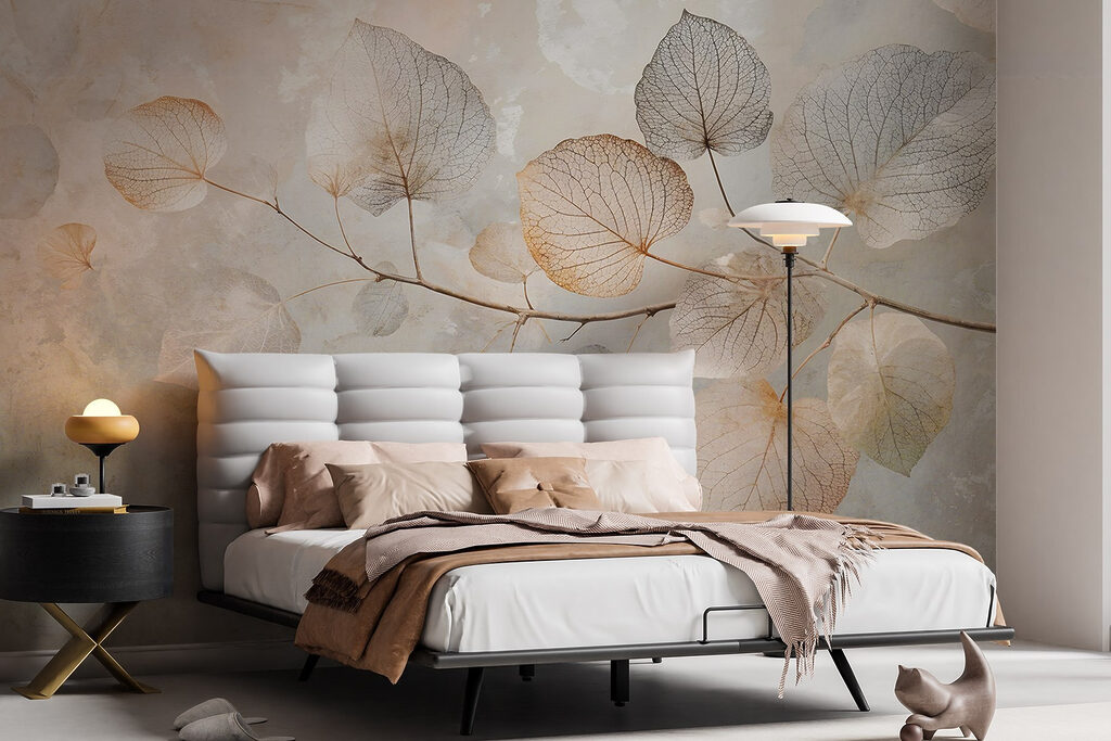 Branch with leaves on it