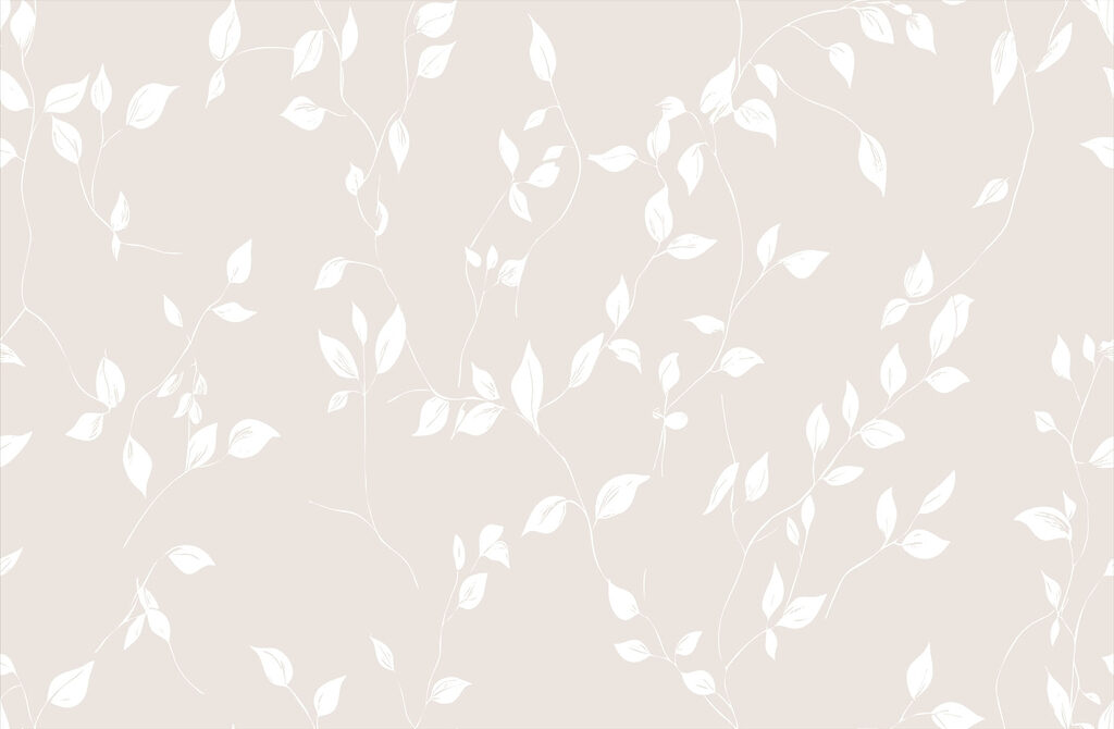 Foglie bianche su sfondo bianco Foglie bianche su sfondo bianco