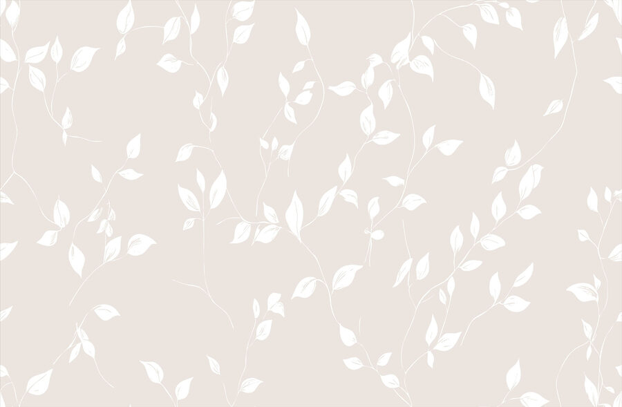 Foglie bianche su sfondo bianco Foglie bianche su sfondo bianco