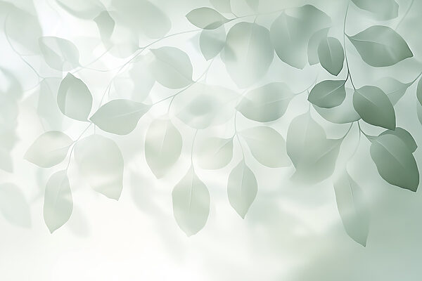 Foglie delicate in una luce soffusa Foglie delicate in una luce soffusa