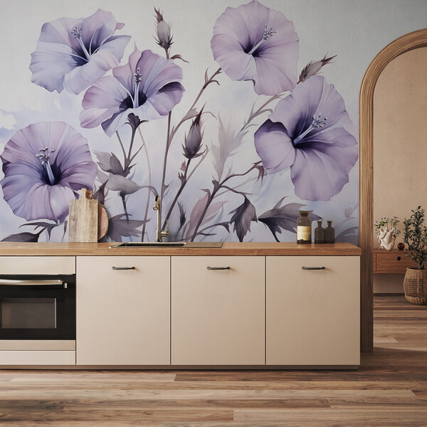 Pittura di fiori viola Pittura di fiori viola