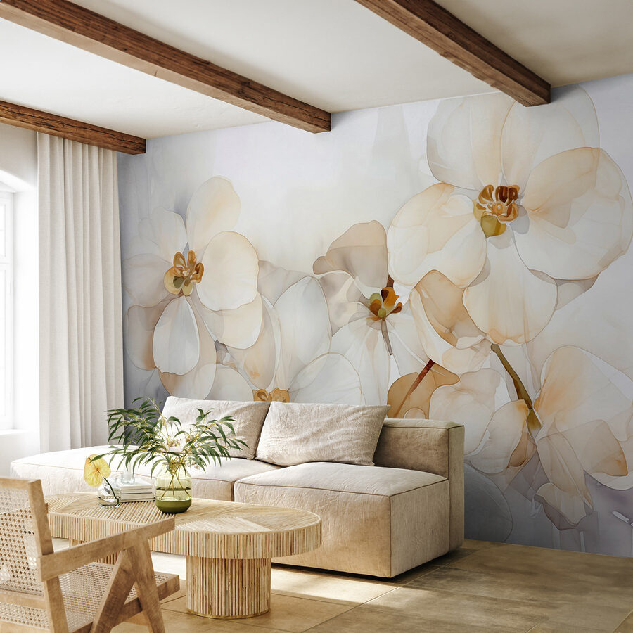 Delicati fiori dalle tonalità tenui