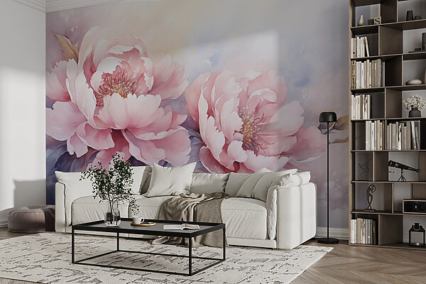Pittura di fiori rosa Pittura di fiori rosa