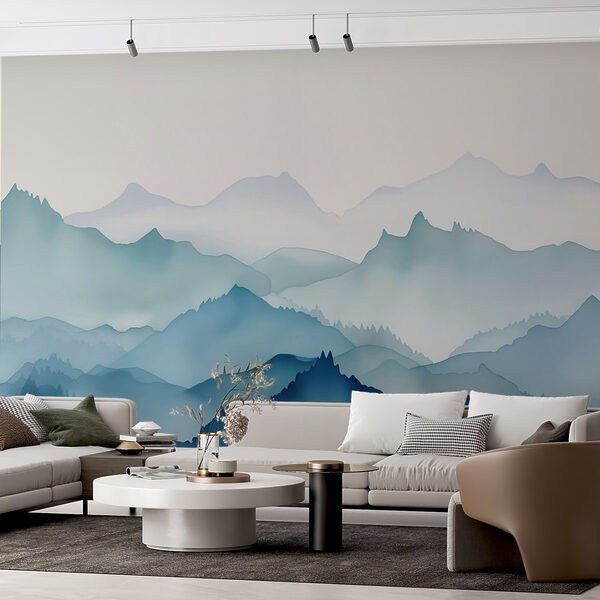 Pittura di montagne e alberi Pittura di montagne e alberi