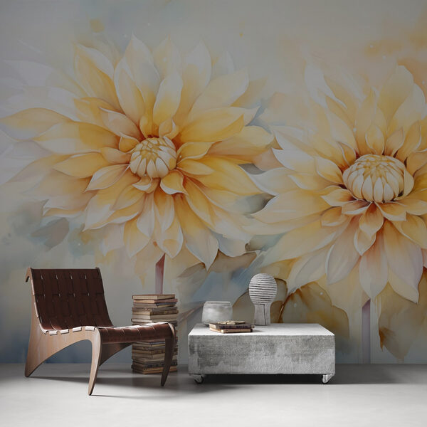 Pittura di fiori su sfondo bianco Pittura di fiori su sfondo bianco