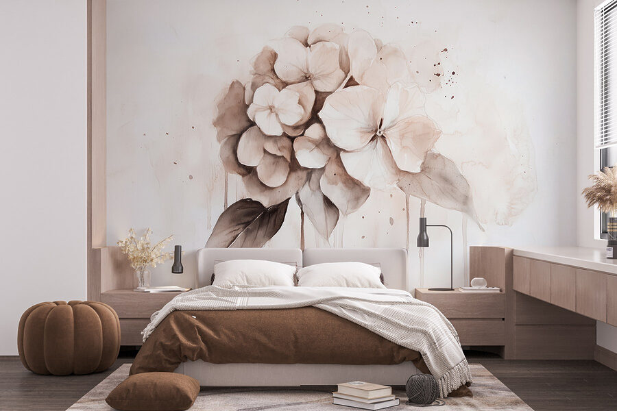 Pittura di un fiore