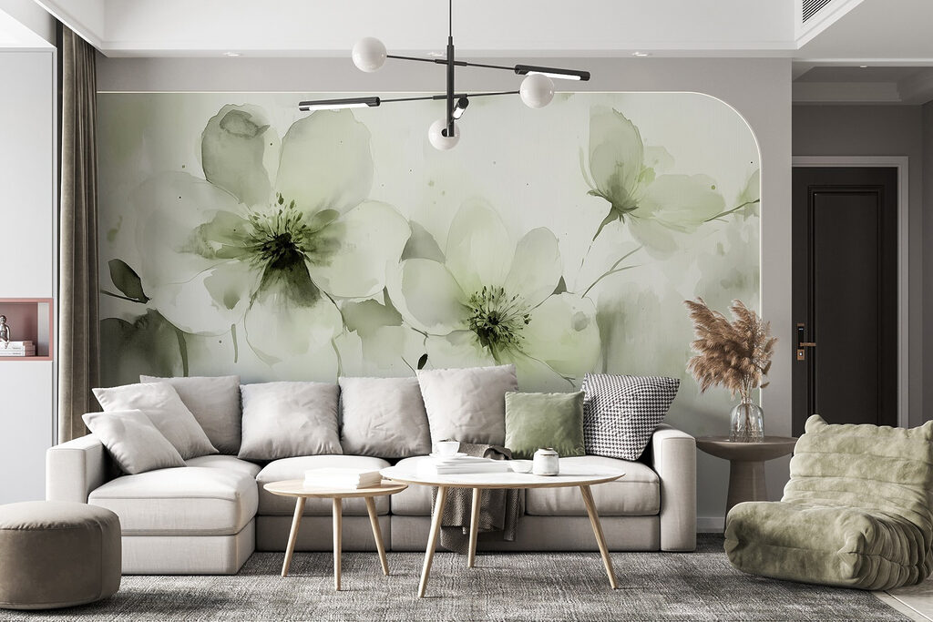 Soft blooms in delicate pastel tones