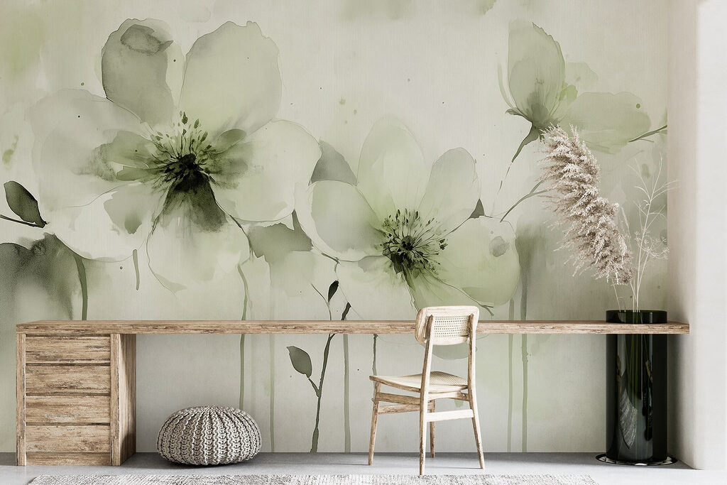 Soft blooms in delicate pastel tones