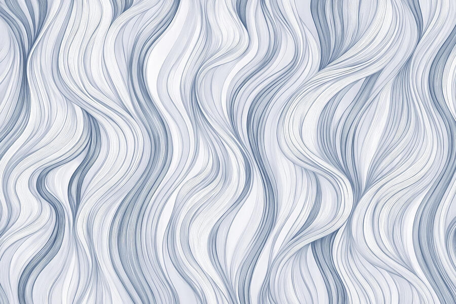 Motivo ondulato bianco e blu