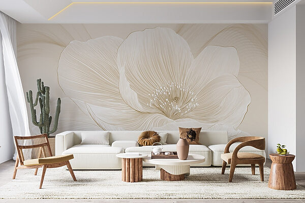 Linee delicate che definiscono la bellezza floreale Linee delicate che definiscono la bellezza floreale