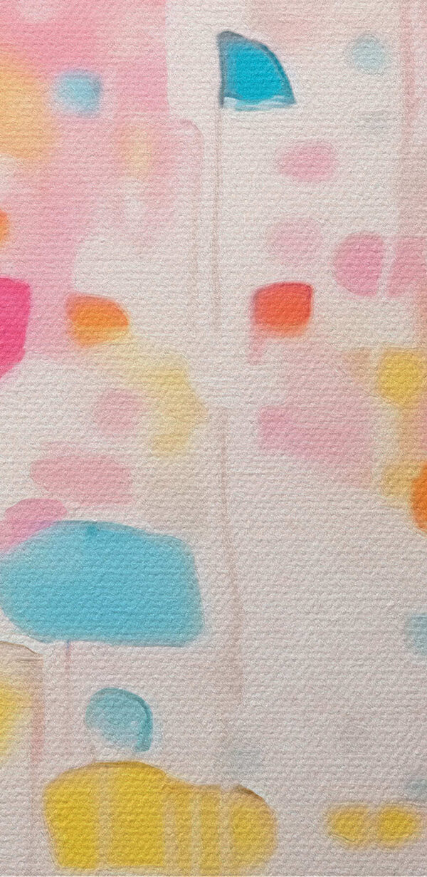 Colorful paint splatter on a white surface Colorful paint splatter on a white surface