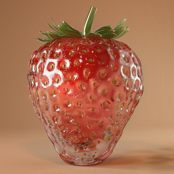Strawberry in a unique style Strawberry in a unique style