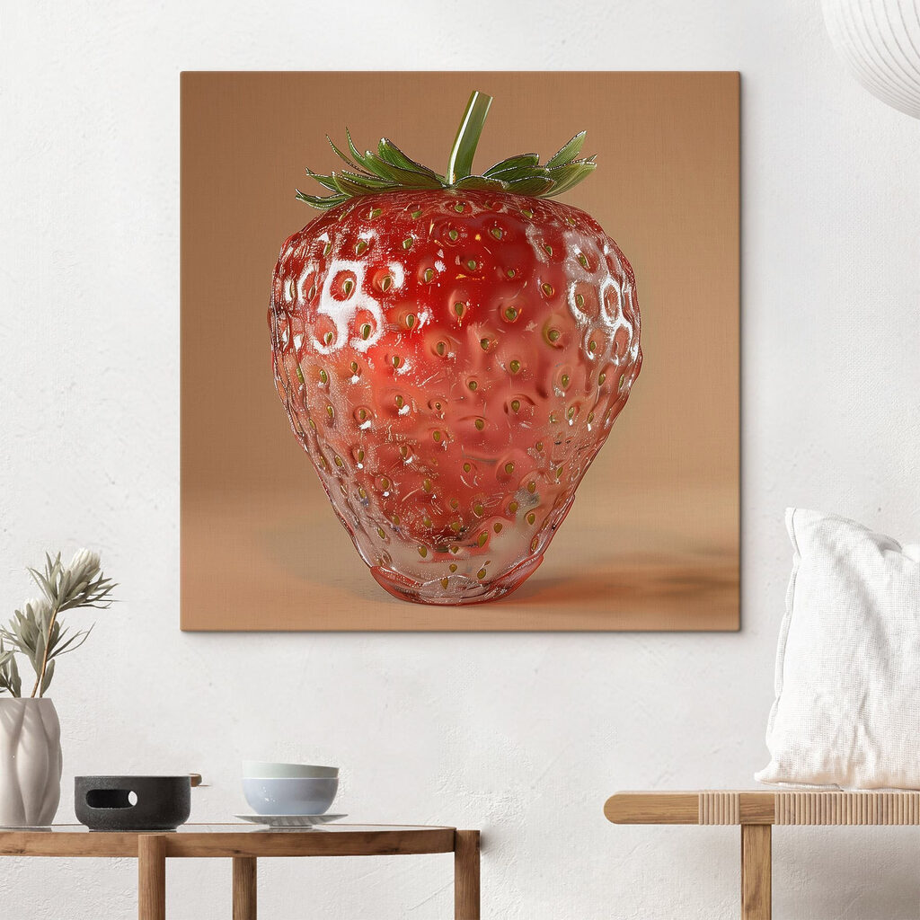 Strawberry in a unique style Strawberry in a unique style
